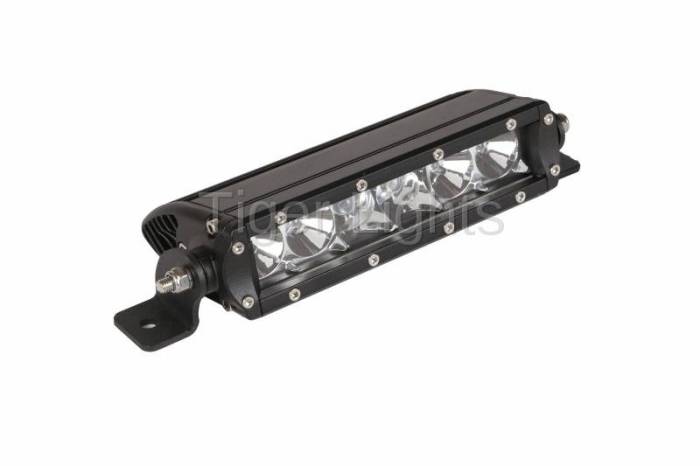 Tiger Lights - 6" Single Row LED Light Bar, TL6SRC