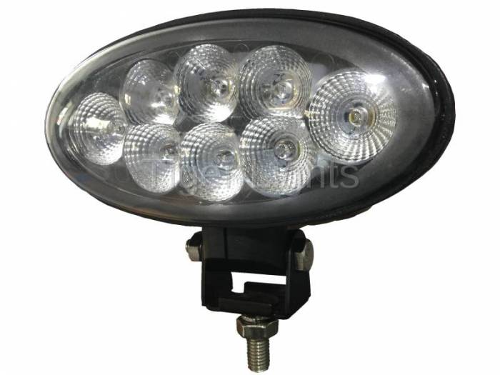 Tiger Lights - Bottom Mount Oval LED Light, Spot Beam, TL8060