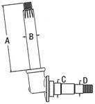 Farmland - 1332982C1 - Case/IH, International SPINDLE