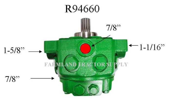 Pumps - AR94660 - For John Deere HYDRAULIC PUMP