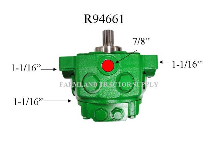 Pumps - AR94661 - For John Deere HYDRAULIC PUMP