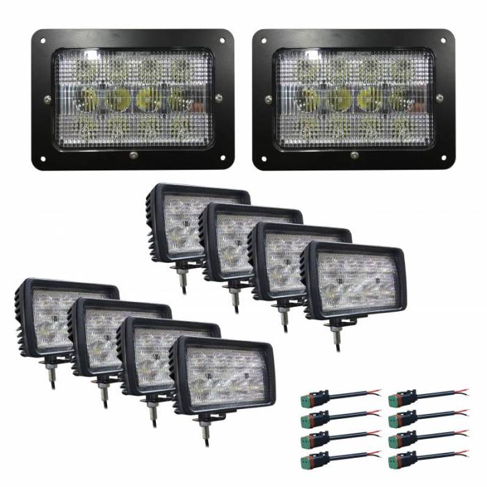 Tiger Lights - CaseKit6 - Complete LED Light Kit for Case/IH Steiger 4wd