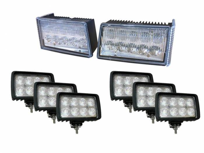 Tiger Lights - CaseKit9 - Complete LED Light Kit for Case/IH Maxxum Tractors
