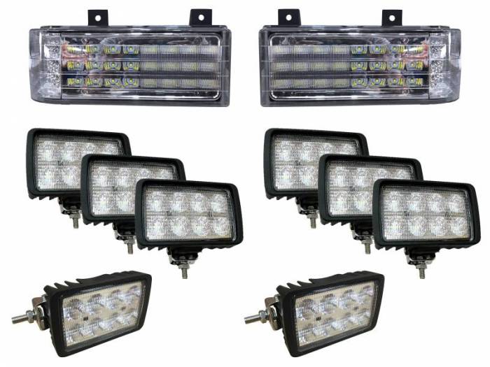 Tiger Lights - FNHKit1 - Complete LED Light Kit for Ford New Holland Versatile Genesis Tractors