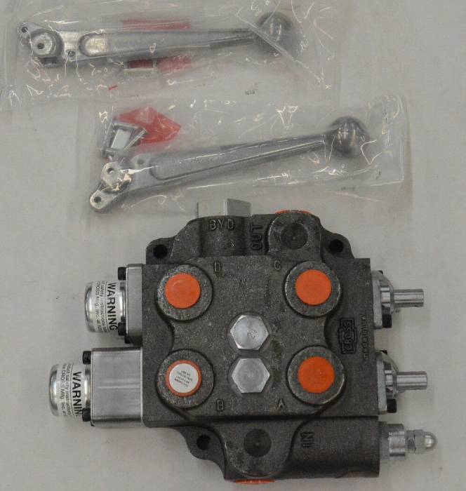 Farmland - SBAF2 - Case/IH, Kubota DOUBLE SPOOL HYDRAULIC VALVE CROSS w/FLOAT OPEN CENTER