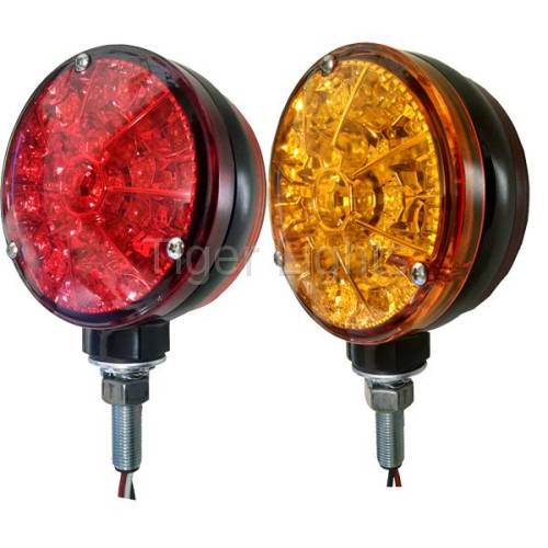 Tiger Lights - Red & Amber LED Flashing Light, TLFL3 - Image 1
