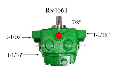 AR94661 - For John Deere HYDRAULIC PUMP