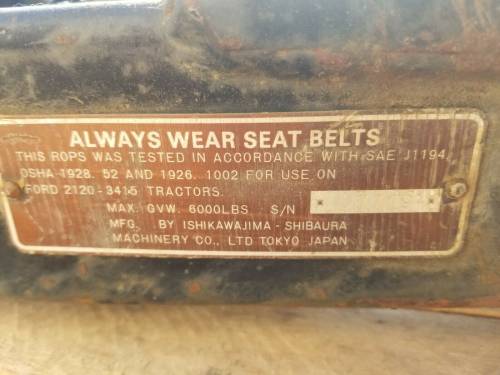 Farmland Tractor - SBA378303550 - Ford ROPS ROLLBAR, Used - Image 5