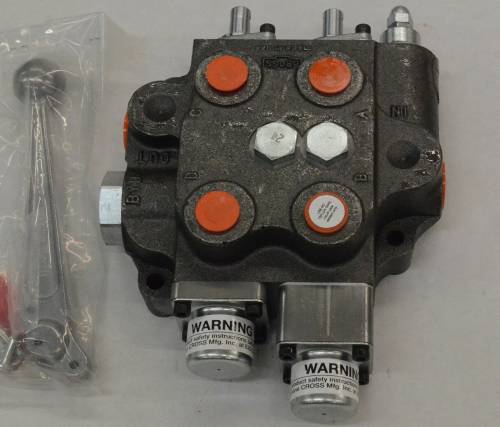 Farmland - SBAF2 - Case/IH, Kubota DOUBLE SPOOL HYDRAULIC VALVE CROSS w/FLOAT OPEN CENTER - Image 3