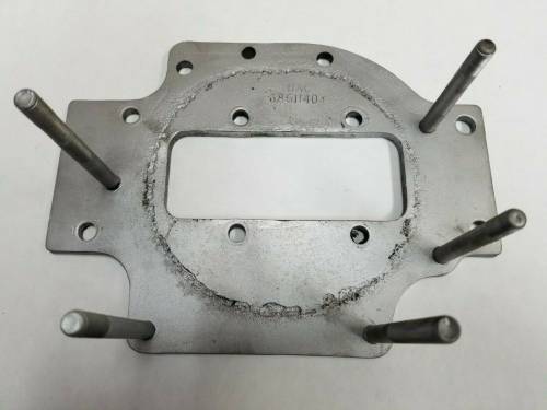 747208M91 - Massey Ferguson, White WATER PUMP MOUNTING PLATE, Used