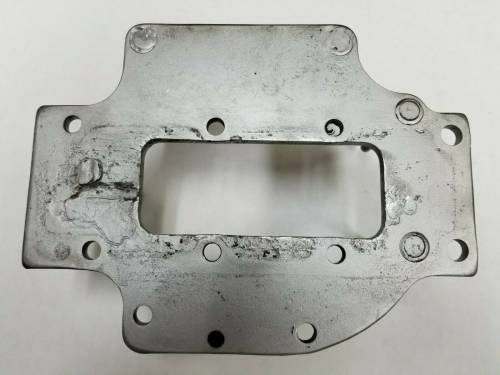 Farmland Tractor - 747208M91 - Massey Ferguson, White WATER PUMP MOUNTING PLATE, Used - Image 2