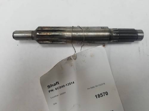 6C040-13514, Kubota, Shaft, Used