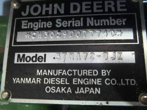 Used Engines - 3TNA72-UJK John Deere 670 ENGINE (2) - Image 2