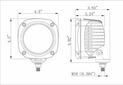 Granite Lights - G6600F 60W LED Work Light - Wide Flood - Image 3